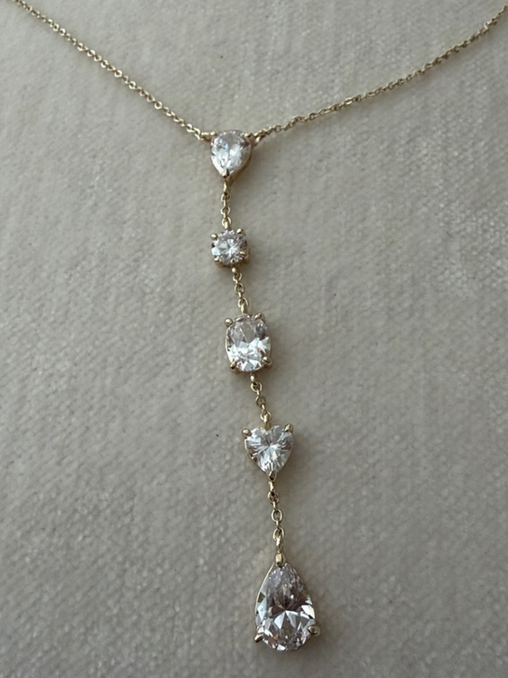 Melinda Maria Y Lariat Necklace